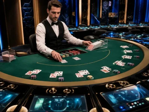 Infinite Blackjack: como funciona a mesa ao vivo com lugares ilimitados